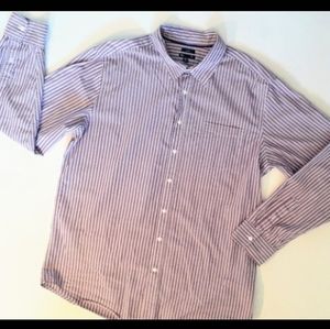 Men's Gap Long Sleeve Button Up Collared Shirt XXL